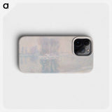 Ice Floes - Claude Monet Phone Case.