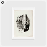 アートポストカード-At the window - エドゥアール マネ Postcard.
