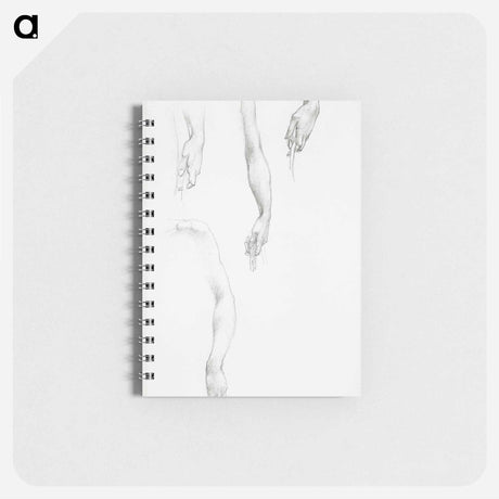 アートメモ帳-Studies of Arms and Hands - エドワード バーン ジョーンズ Memo.