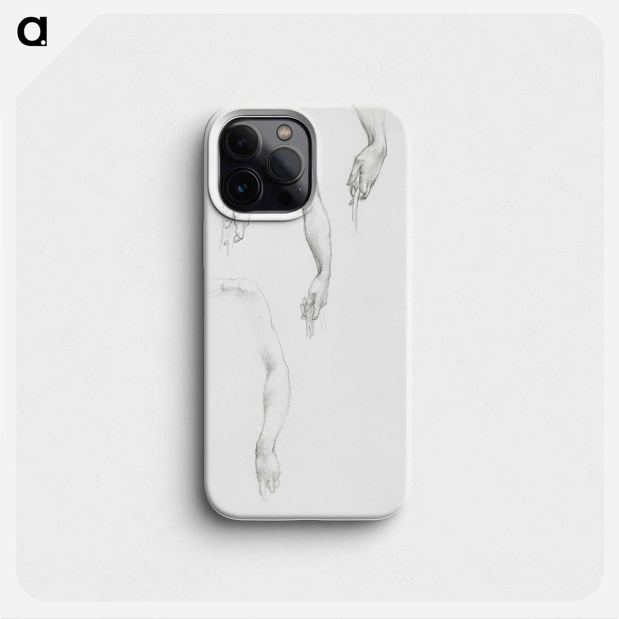 Studies of Arms and Hands - エドワード バーン ジョーンズ Phone Case.