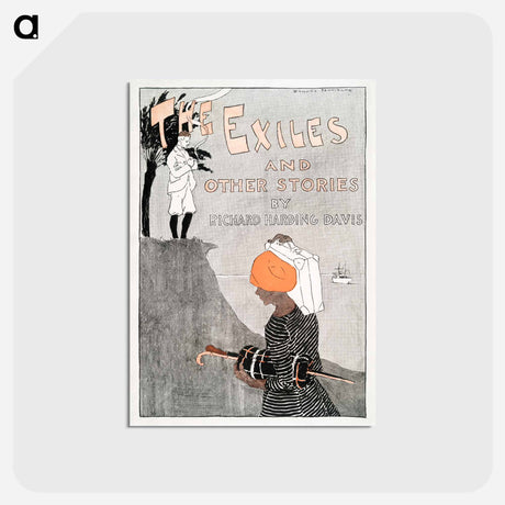 アートポストカード-The Exiles and Other Stories by Richard Harding Davis - エドワード ペンフィールド Postcard.