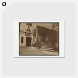 アートポストカード-Cour 10 Rue Sauval
 - ウジェーヌ アジェ Postcard.