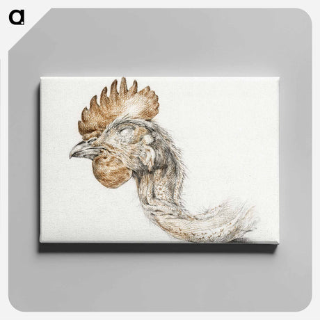 アートパネル-Head of a dead chicken - ジャン ベルナール Canvas.