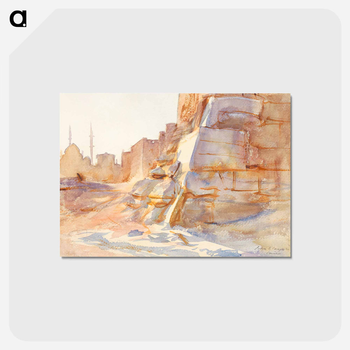 アートポストカード-Cairo - ジョン シンガー サージェント Postcard.
