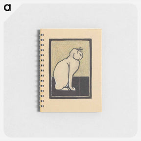 アートメモ帳-Zittende kat - ユリー デ フラーハ Memo.
