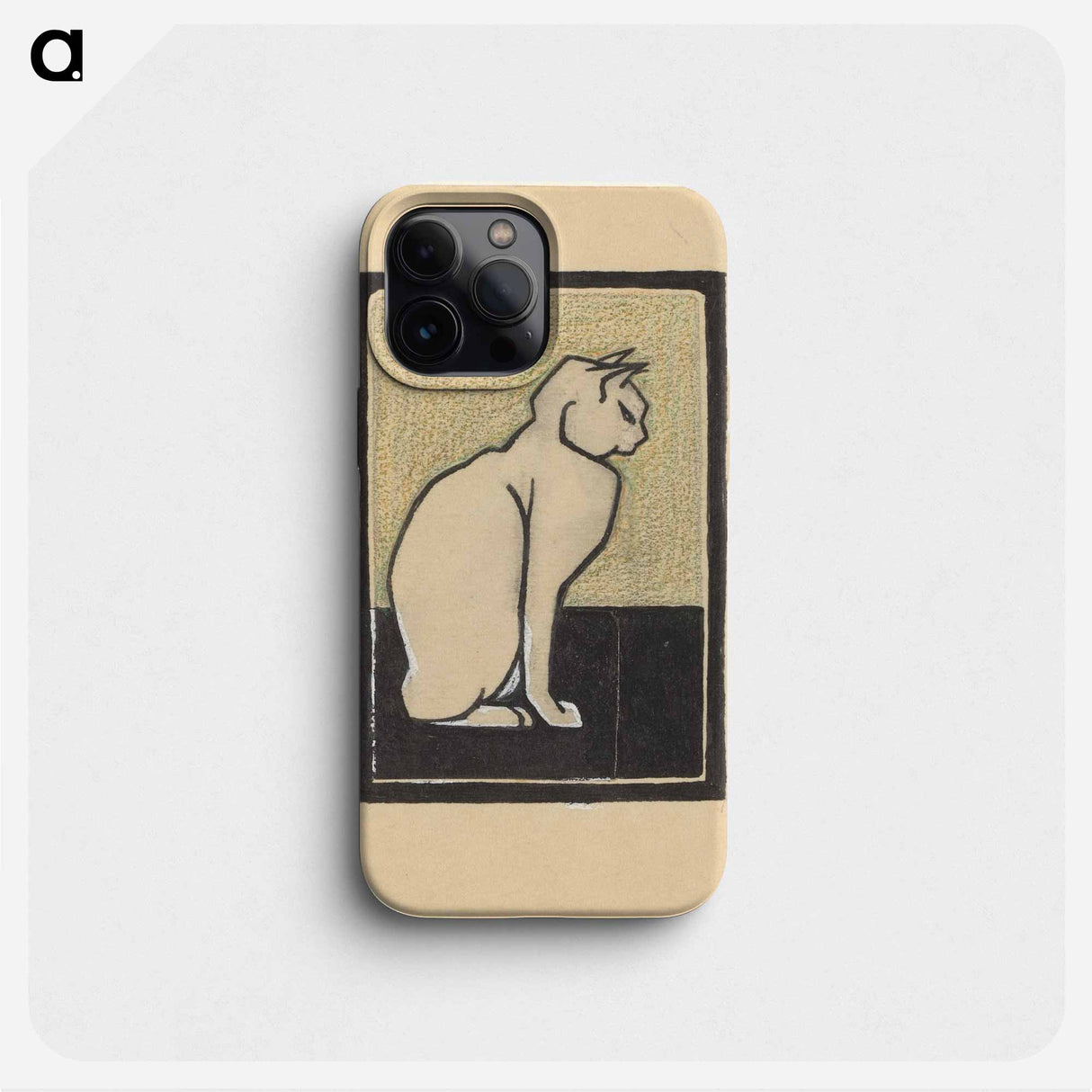 Zittende kat - ジュリー デ グラーグ Phone Case.