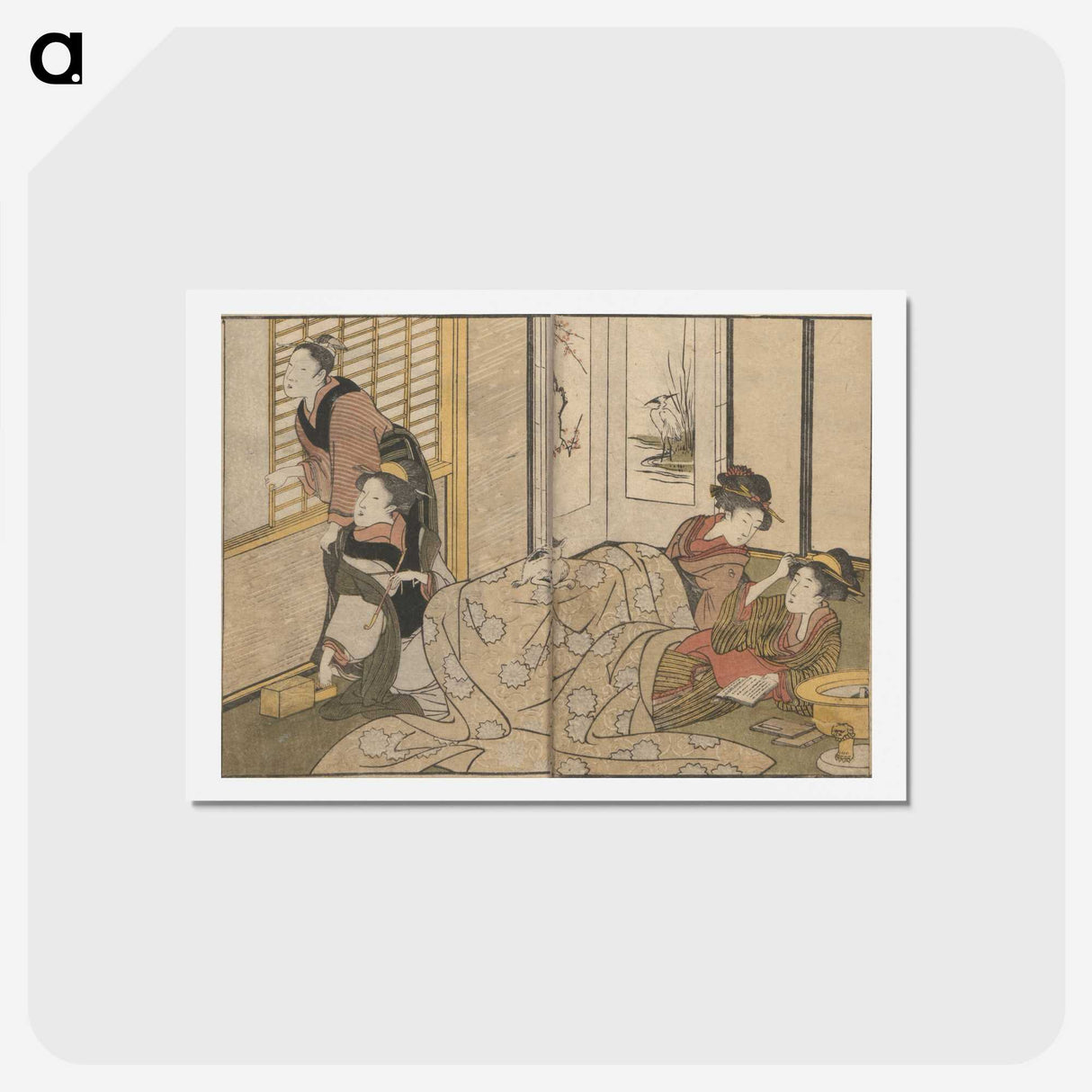2-70_Kitagawa-Utamaro_hagaki