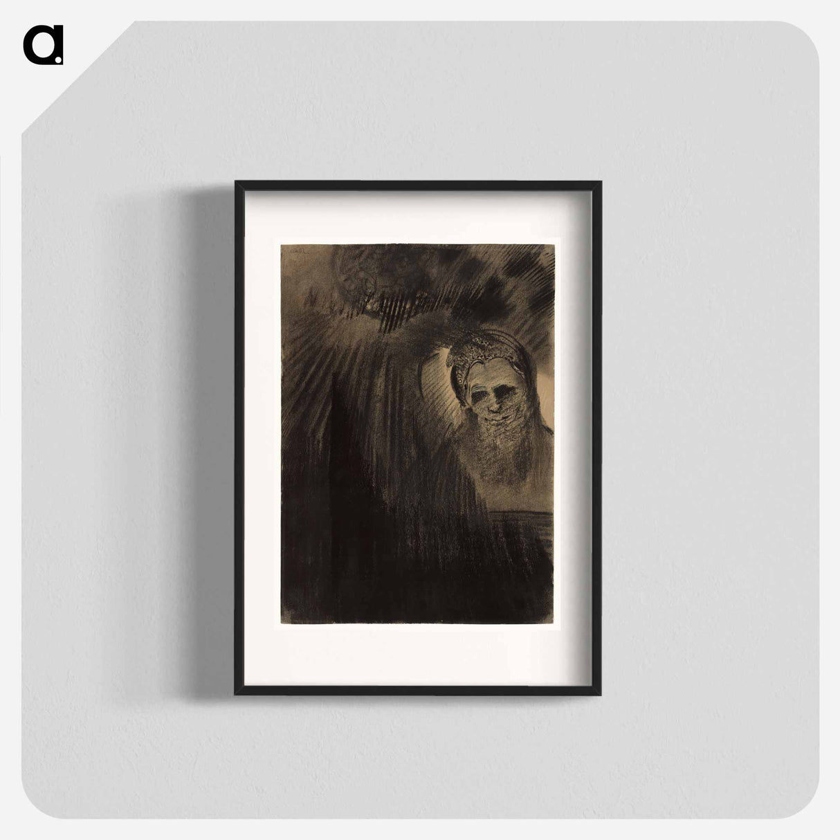 Apparition - Odilon Redon Poster.