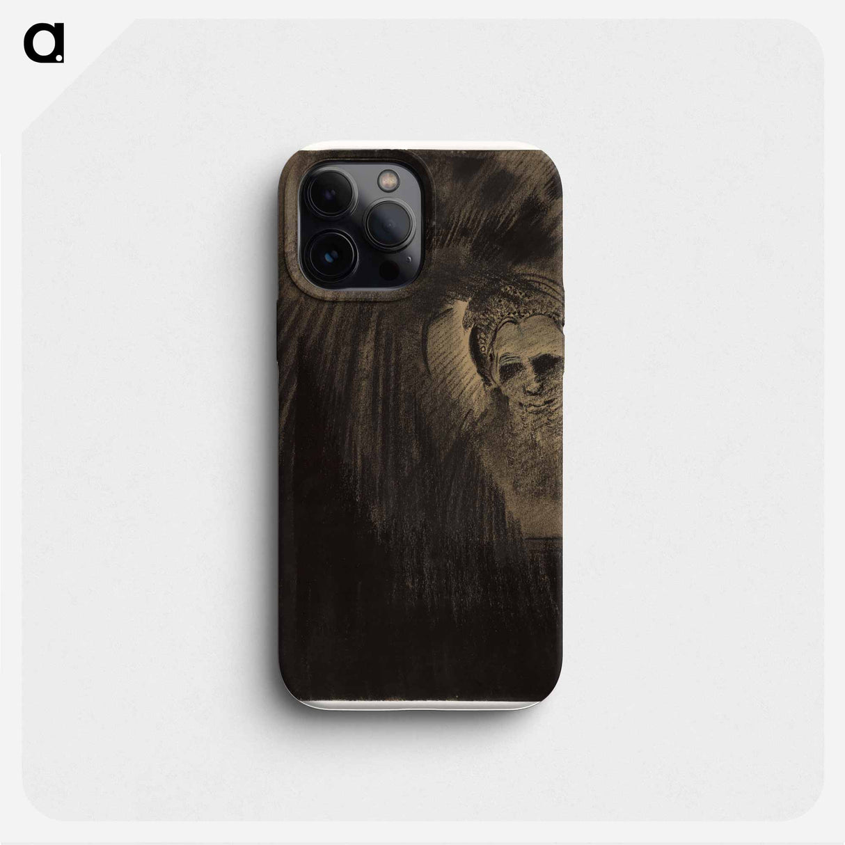 Apparition - Odilon Redon Phone Case.