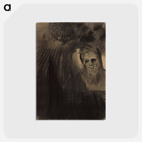 アートポストカード-Apparition - オディロン ルドン Postcard.