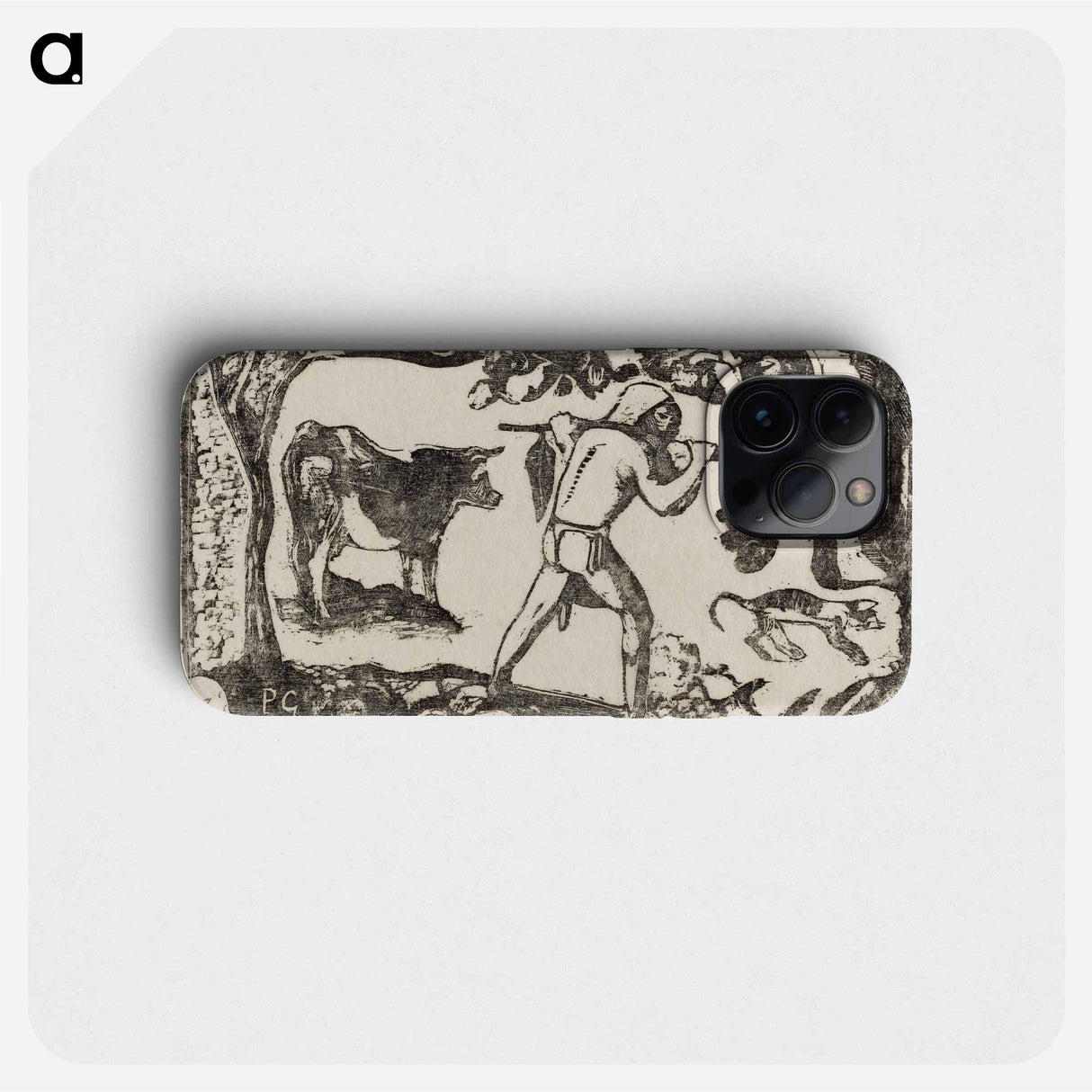 Tahitian Carrying Bananas - ポール ゴーギャン Phone Case.