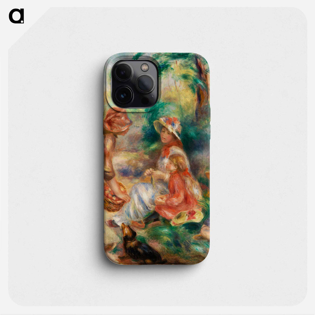 Apple Vendor - Pierre Auguste Renoir Phone Case.