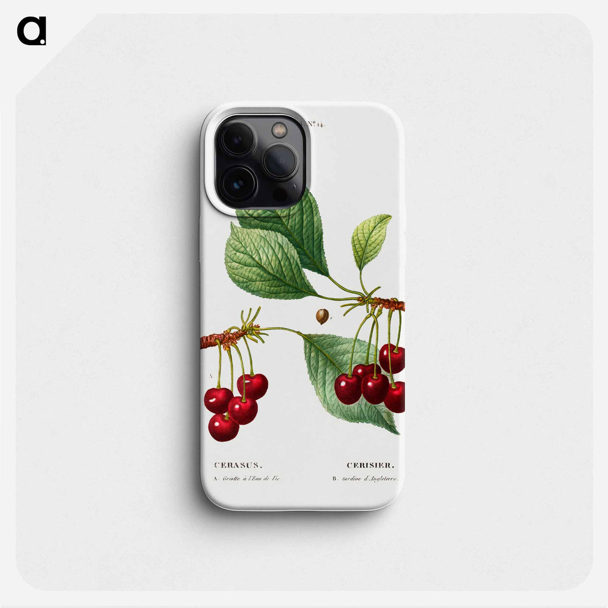 Cherry (Cerasus) - Pierre Joseph Redouté Phone Case.