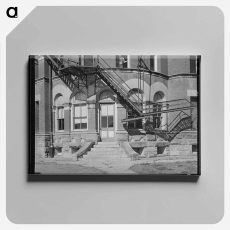 アートパネル-L Street Stairs
 - ラッセル リー Canvas.