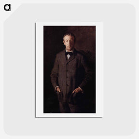 アートポストカード-Portrait of William B. Kurtz - トーマス エイキンズ Postcard.
