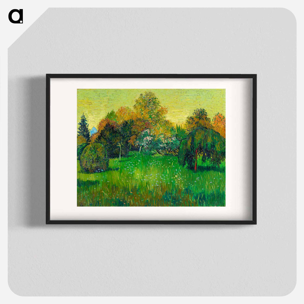 The Poet's Garden - Vincent van Gogh Poster.