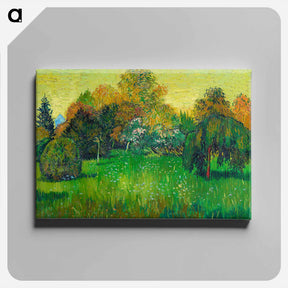 アートパネル-The Poet's Garden - フィンセント ファン ゴッホ Canvas.