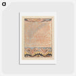 アートポストカード-Jerusalem, Plate 22, "Albion thy Fear has made me tremble" - ウィリアム ブレイク Postcard.