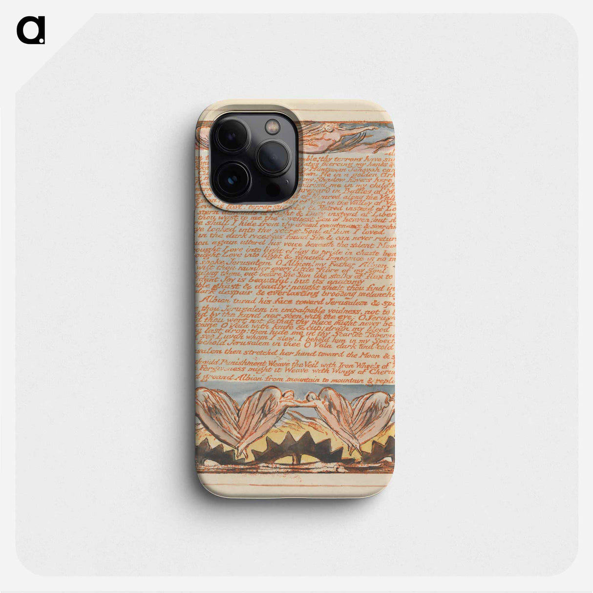 Jerusalem, Plate 22, "Albion thy Fear has made me tremble" - William Blake Phone Case.