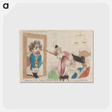 アートポストカード-Swearing to the Cutting Monster or - A Scene in Bow Street
 - イェール大学アートギャラリー Postcard.