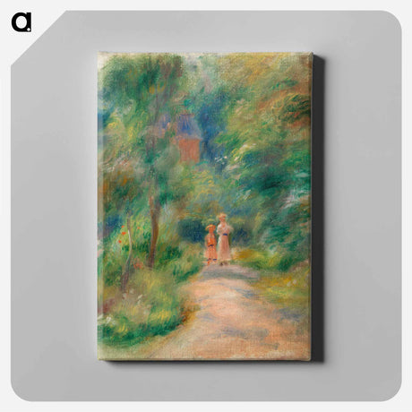 アートパネル-Two Figures on a Path
 - バーンズ・コレクション Canvas.