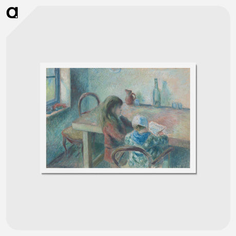 アートポストカード-The Children - カミーユ ピサロ Postcard.