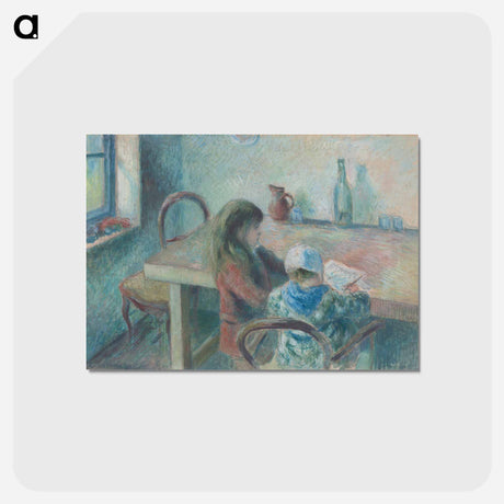 アートポストカード-The Children - カミーユ ピサロ Postcard.