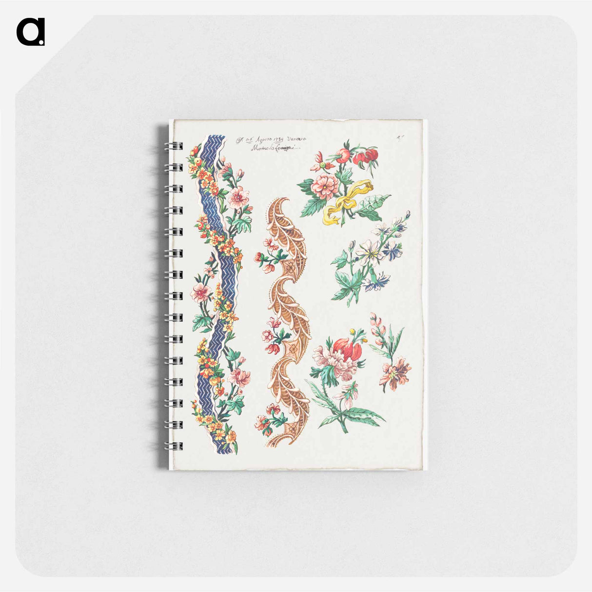 アートメモ帳-Floral Designs and Floral Bands
 - クリーブランド美術館 Memo.