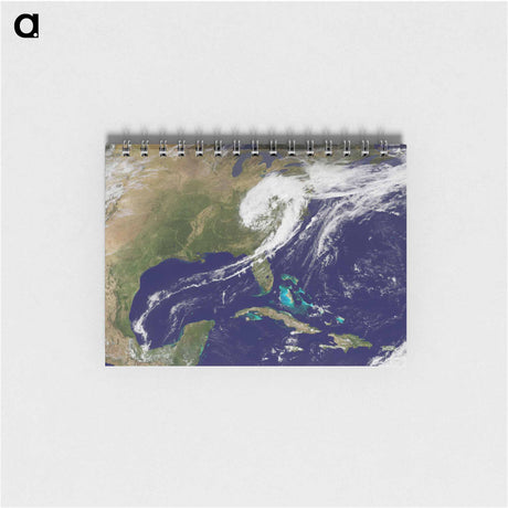 アートメモ帳-Giant Apostrophe from Strong Eastern U.S. Low Pressure
 - 上空からの地球 Memo.