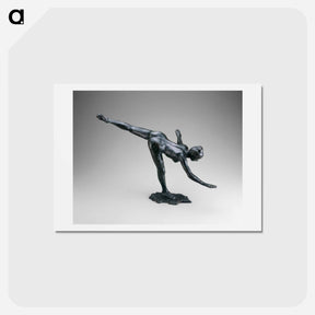 アートポストカード-Arabesque - エドガー ドガ Postcard.