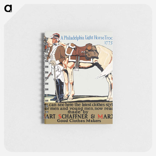 A Philadelphia light horse trooper - Edward Penfield Memo.