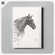 アートパネル-Old Horse - アンリ ド トゥールーズ ロートレック Canvas.