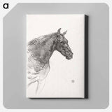 アートパネル-Old Horse - アンリ ド トゥールーズ ロートレック Canvas.