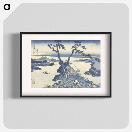 アートポスター-A View of Mount Fuji Across Lake Suwa - 葛飾 北斎 Poster.