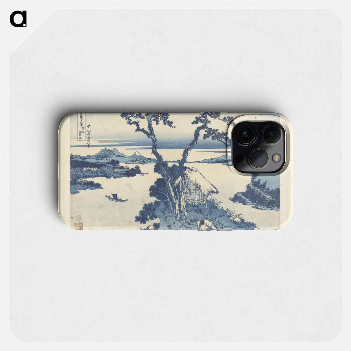 A View of Mount Fuji Across Lake Suwa - Katsushika Hokusai Phone Case.