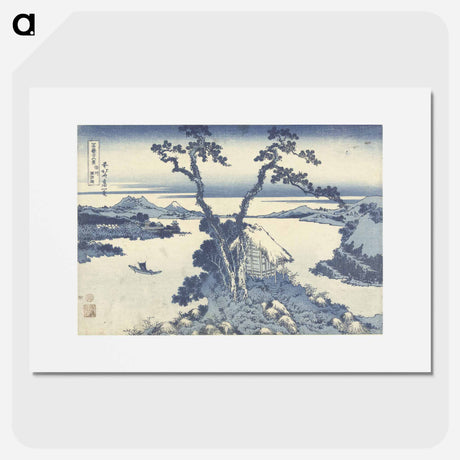 アートポスター-A View of Mount Fuji Across Lake Suwa - 葛飾 北斎 Poster.