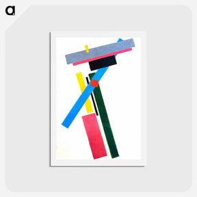 アートポストカード-Suprematistic Construction - カジミール マレーヴィチ Postcard.
