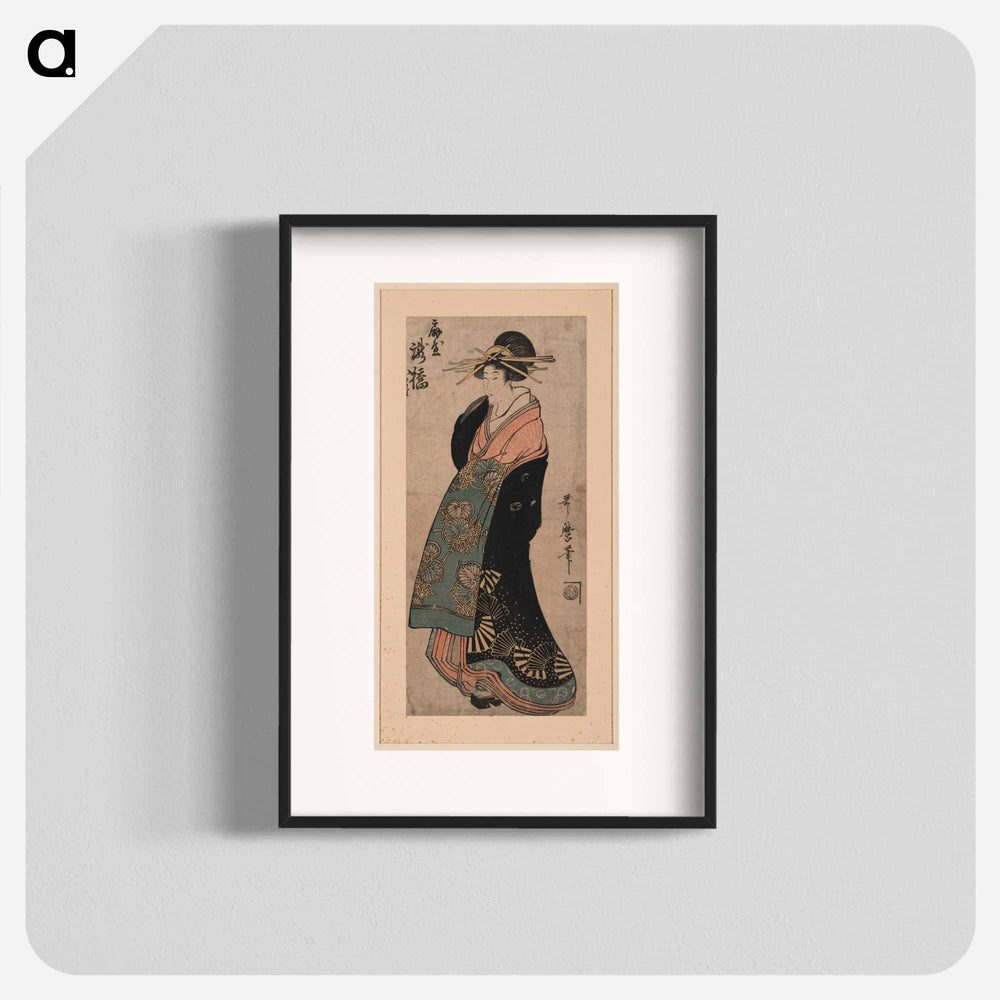 Ōgiya takihashi - 喜多川 歌麿 Poster.