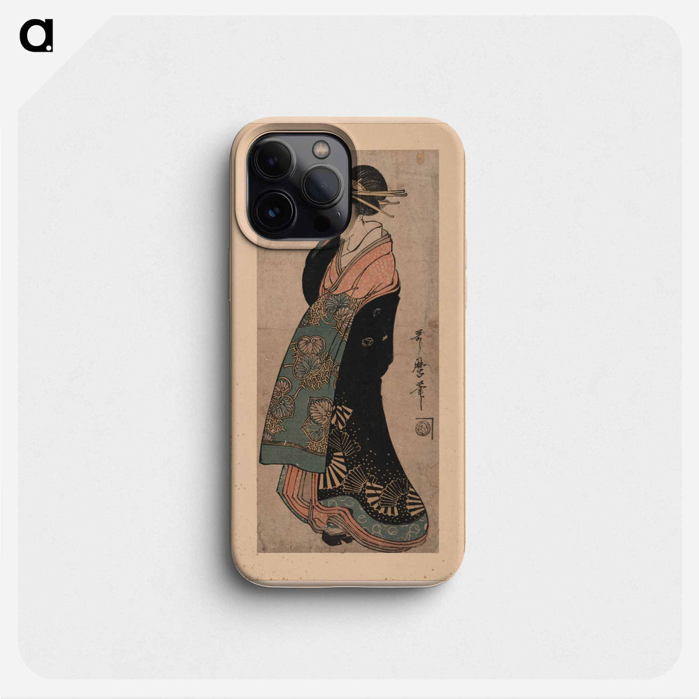 Ōgiya takihashi - 喜多川 歌麿 Phone Case.