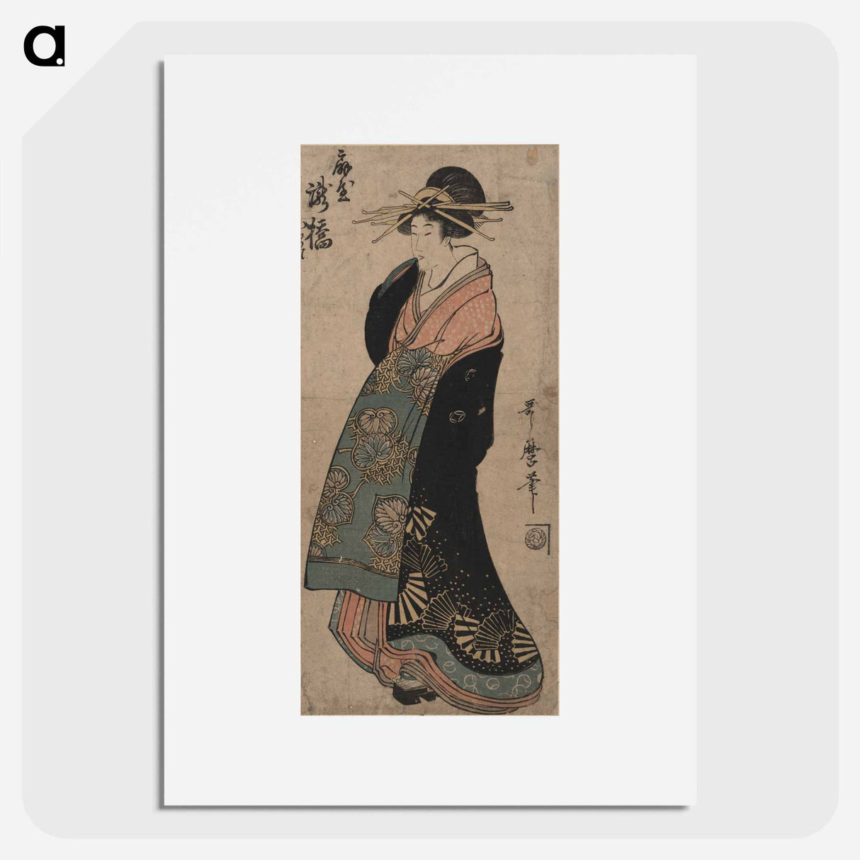 アートポスター-Ōgiya takihashi - 喜多川 歌麿 Poster.
