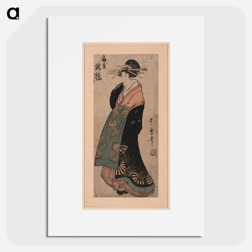 Ōgiya takihashi - 喜多川 歌麿 Poster.