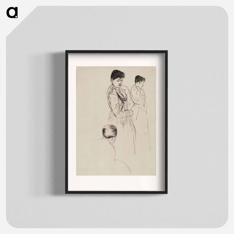 アートポスター-The Fitting - メアリー カサット Poster.