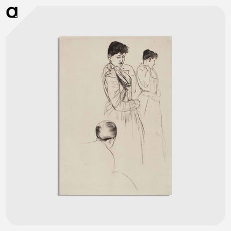 アートポストカード-The Fitting - メアリー カサット Postcard.