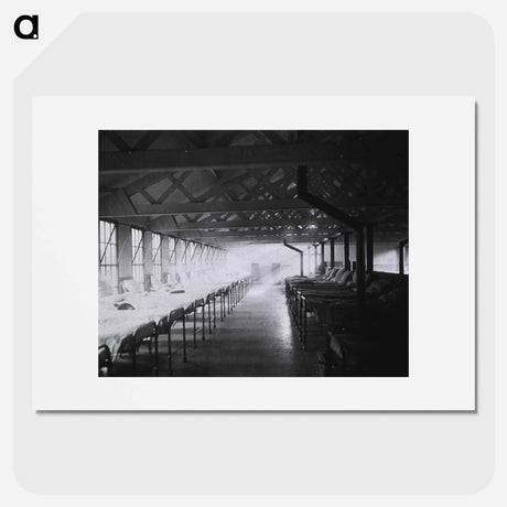 アートポスター-Interior View of Contagious Ward, U.S. American National Red Cross Hospital No. 4, Liverpool, England
 - 国立医学図書館 Poster.
