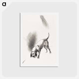 アートポストカード-The Dog - オディロン ルドン Postcard.
