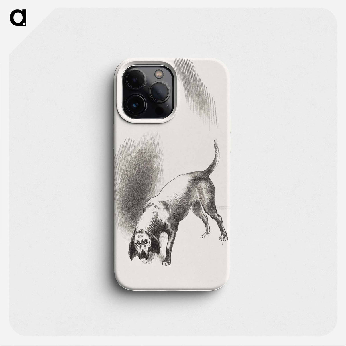 The Dog - Odilon Redon Phone Case.