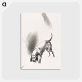 アートポストカード-The Dog - オディロン ルドン Postcard.