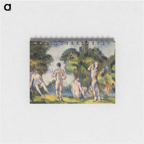 アートメモ帳-Bathers - ポール セザンヌ Memo.