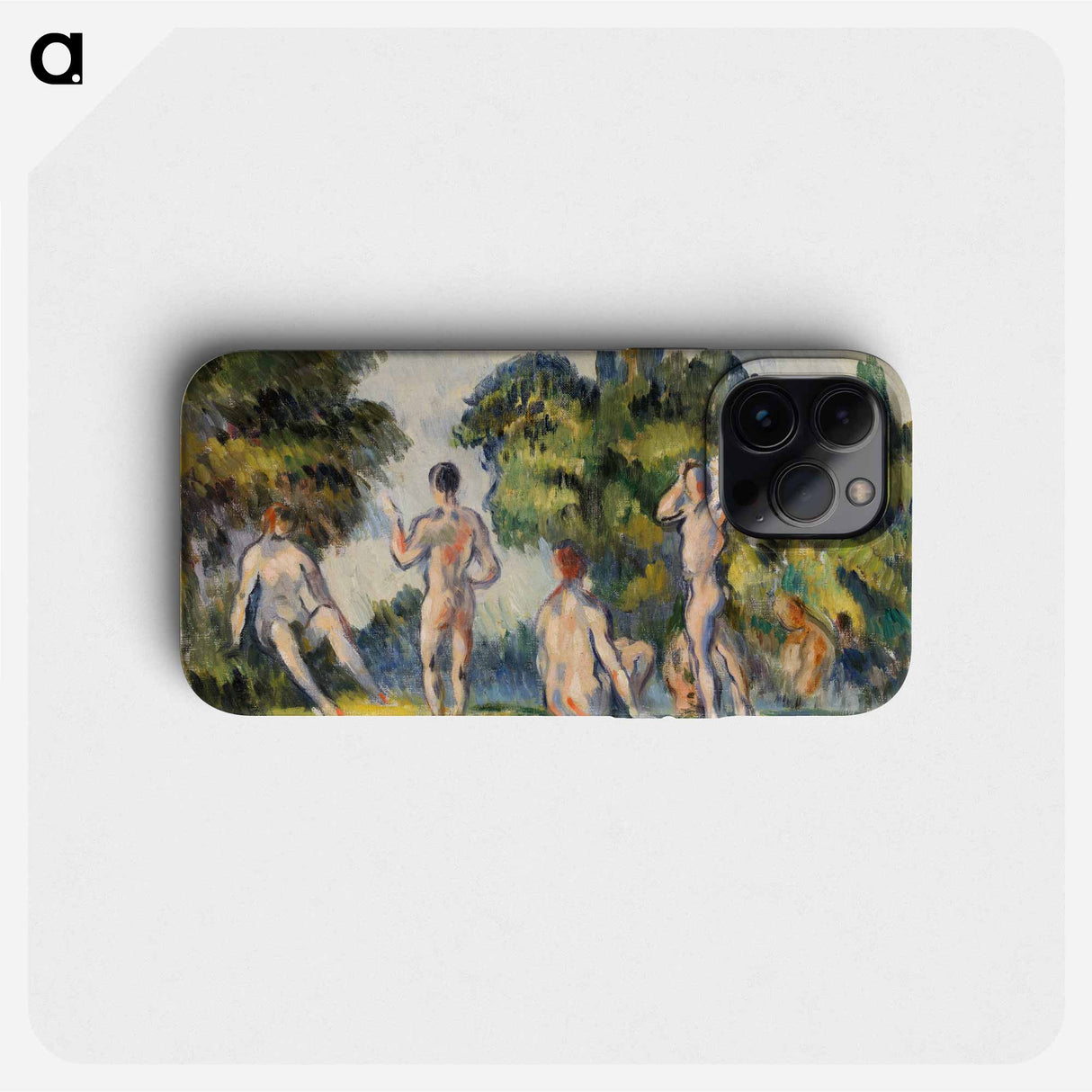 Bathers - Paul Cezanne Phone Case.