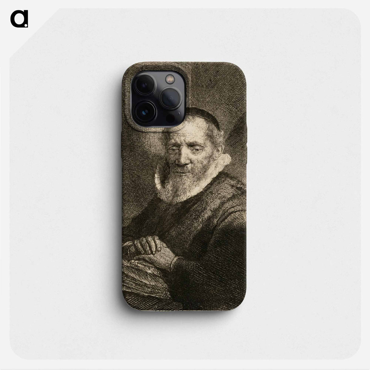 Jan cornelisz. sylvius, the preacher - レンブラント ファン レイン Phone Case.